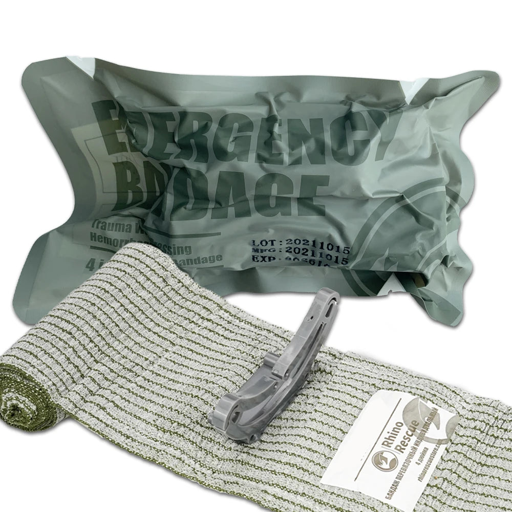 RESCUE Compression Bandage - Trusted Bleeding Control for Real Emergencies, designed for quick, one-handed use in crises.