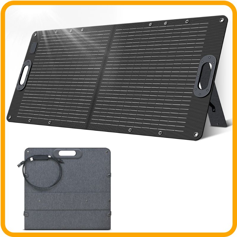 100W faltbares Solarpanel – Hochleistungs-ETFE-Panel für Stromstationen und den Außeneinsatz