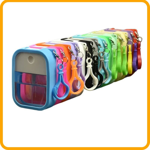 Emergency Sanitizing Spray – Compact, Refillable & Water-Free Hygiene with Keychain