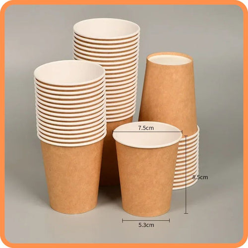 100er-Pack 250ml Einweg-Pappbecher