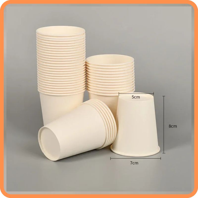 100er-Pack 250ml Einweg-Pappbecher