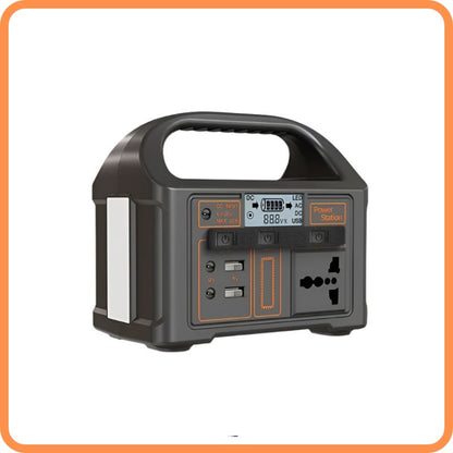100W Outdoor Power Bank with AC 220V Output – 24,000mAh LiFePO₄ Battery, Solar Charging