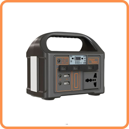 100W Outdoor Power Bank with AC 220V Output – 24,000mAh LiFePO₄ Battery, Solar Charging