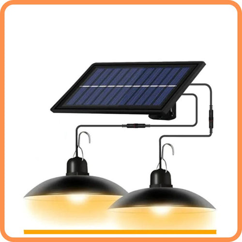 Solar-Powered LED Pendant Light – Off-Grid Lighting for Home, Emergencies & Outdoor Use