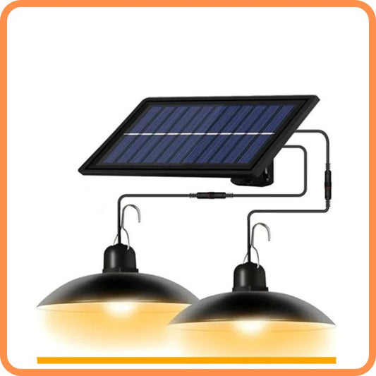 Solar-Powered LED Pendant Light – Off-Grid Lighting for Home, Emergencies & Outdoor Use