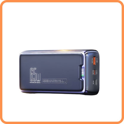30,000mAh Power Bank – 65W PD Fast Charging | Portable Laptop & Phone Charger