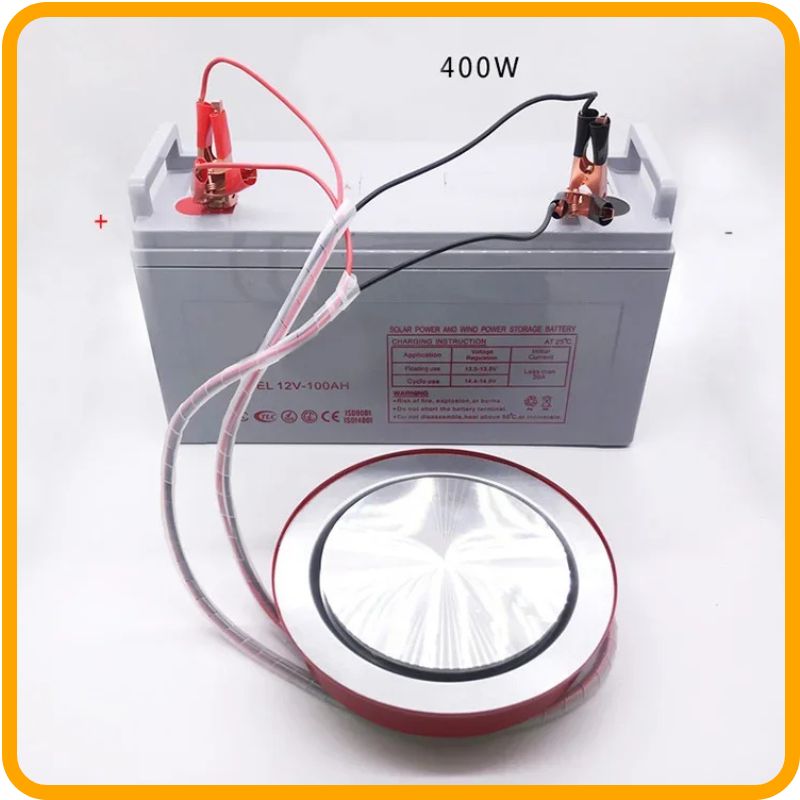 Battery-Powered Induction Cooktop – No Electricity Needed
