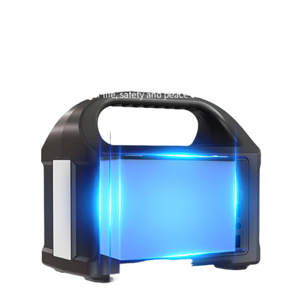Compact 100W Outdoor Power Bank with AC 220V Output – 24,000mAh LiFePO₄ Battery, LED Display for outdoor adventures.