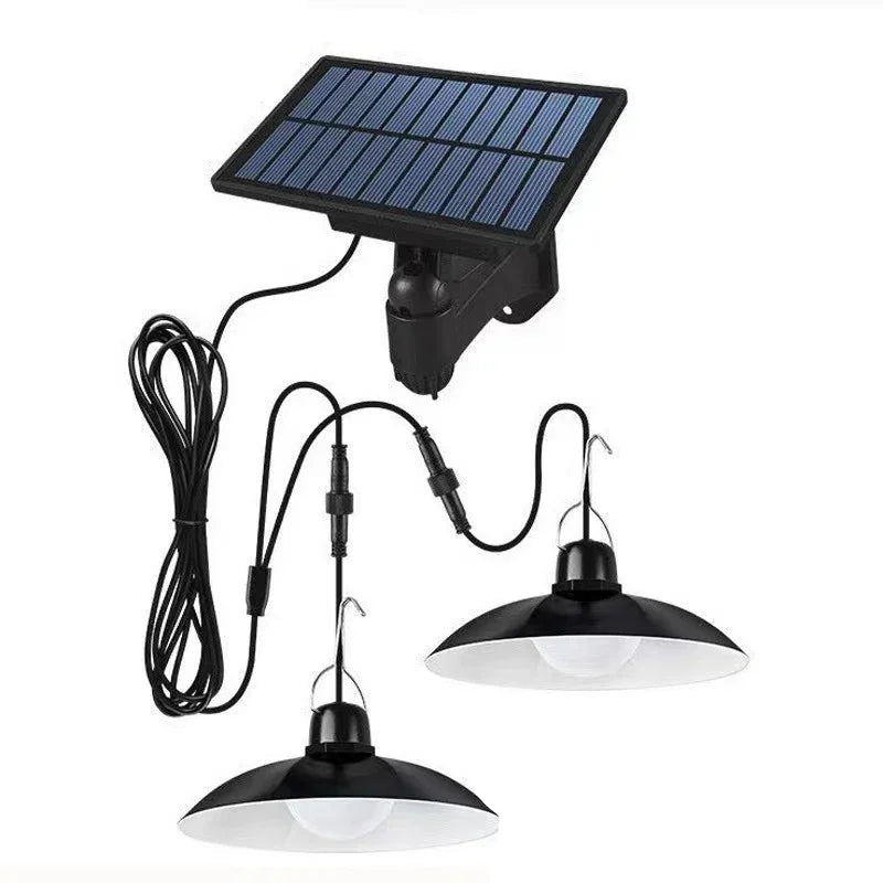 Illuminate your space with the Solar Pendant LED Light – Waterproof Outdoor Hanging Lamp, perfect for any setting.