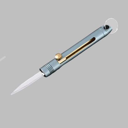 Compact and sturdy Mini Keychain Knife – Portable, Multifunctional Outdoor Tool for camping and everyday survival tasks.