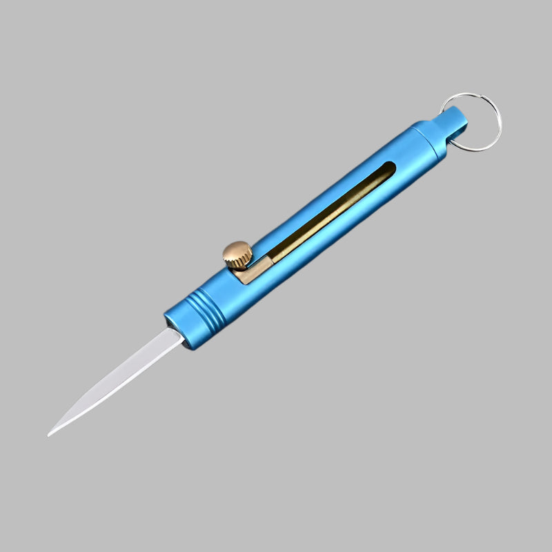 Compact and lightweight Mini Keychain Knife – Portable, Multifunctional Outdoor Tool for camping and everyday survival.