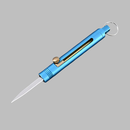Compact and lightweight Mini Keychain Knife – Portable, Multifunctional Outdoor Tool for camping and everyday survival.