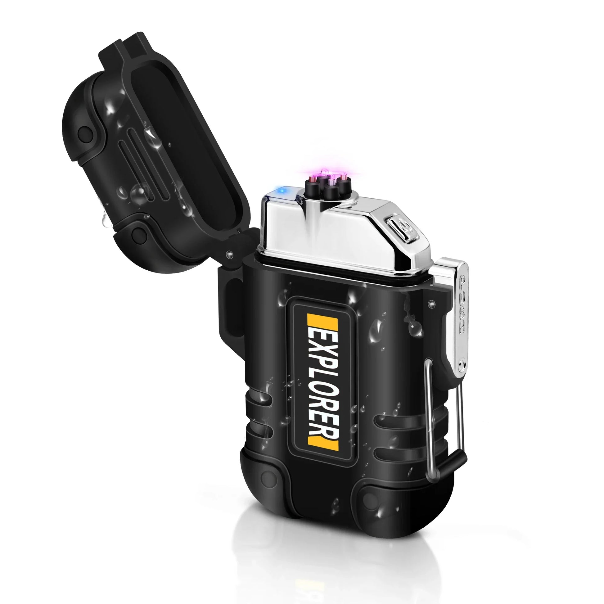 Tough Electrical Lighter 2.0 - Rechargeable: waterproof, windproof lighter perfect for camping and survival.